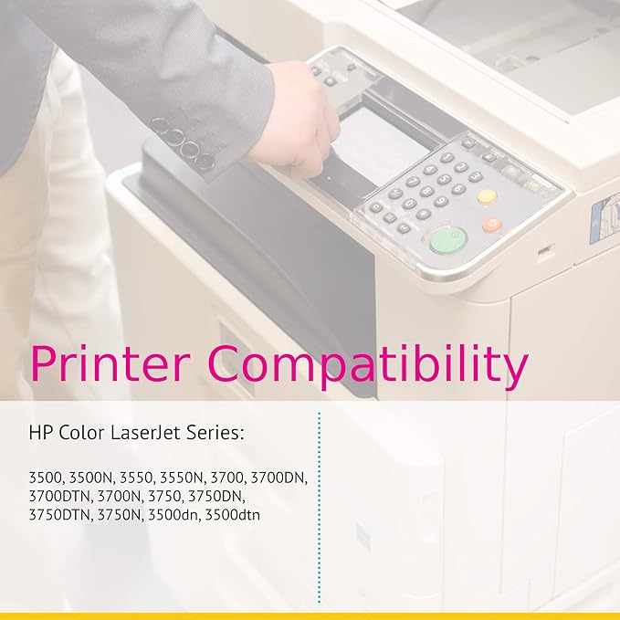 CS Replacement Toner Cartridge Compatible with HP 3550 Q2671A Cyan Q2672A Yellow Q2673A Magenta 309A Color 3500N 3550 3550N 3700 3700DTN 3750 3750N 3750DN 3750DTN 3 Color Set
