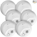 First Alert SMICO100 Battery-Operated Combination Smoke & Carbon Monoxide Alarm -Pack 6