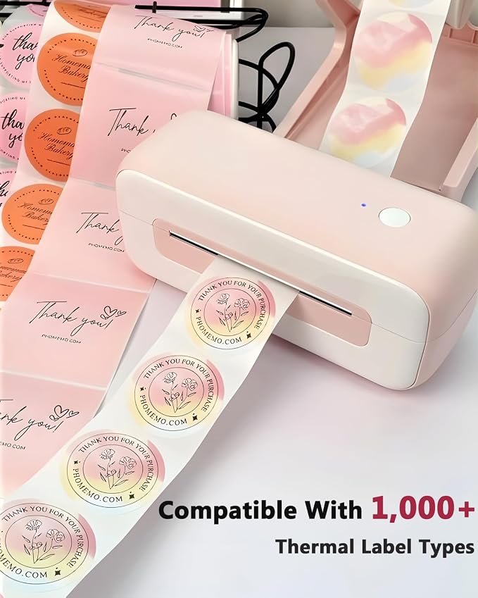Phomemo Shipping Label Printer- Bluetooth Thermal Label Printer 4x6 - Image 8