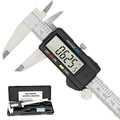 Digital Caliper Precise Measuring Tool, Vizbrite 6 inch Stainless Steel Electronic Vernier Calipers with Auto-Off Large LCD Screen, Accurate to ±0.001in/0.01mm, Easy Use Caliper