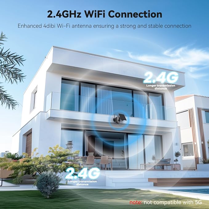 ELYSOO Security Cameras Wireless Outdoor, 2K Color Night Vision, Solar Camera - Image 5