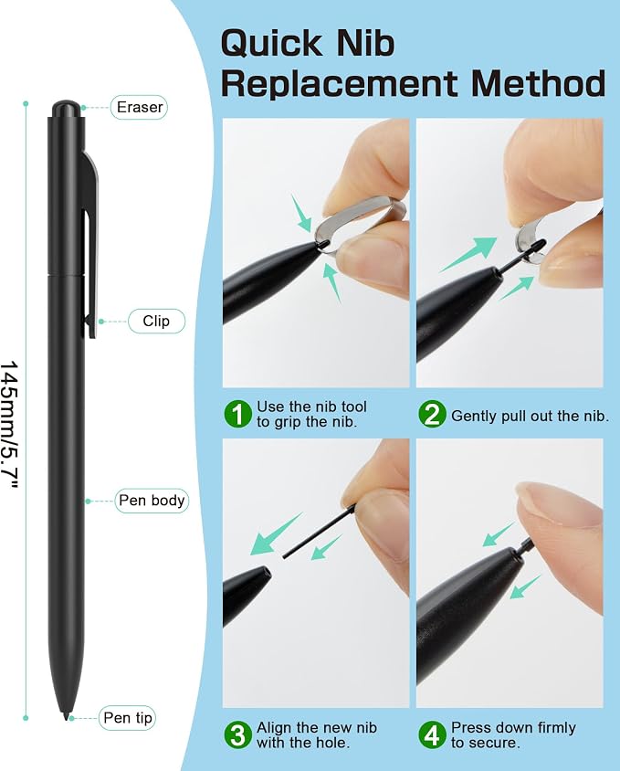 Ciscle EMR Stylus for Remarkable 2 – Digital Pen - Image 6