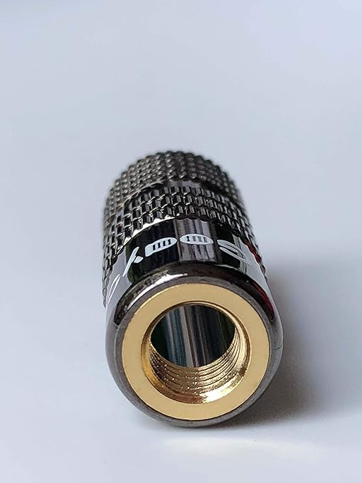 Goaycer Banana Plugs for Speaker Wire - 24K Gold Plated Banana Adapter Connector(6 Pairs/12 pcs)
