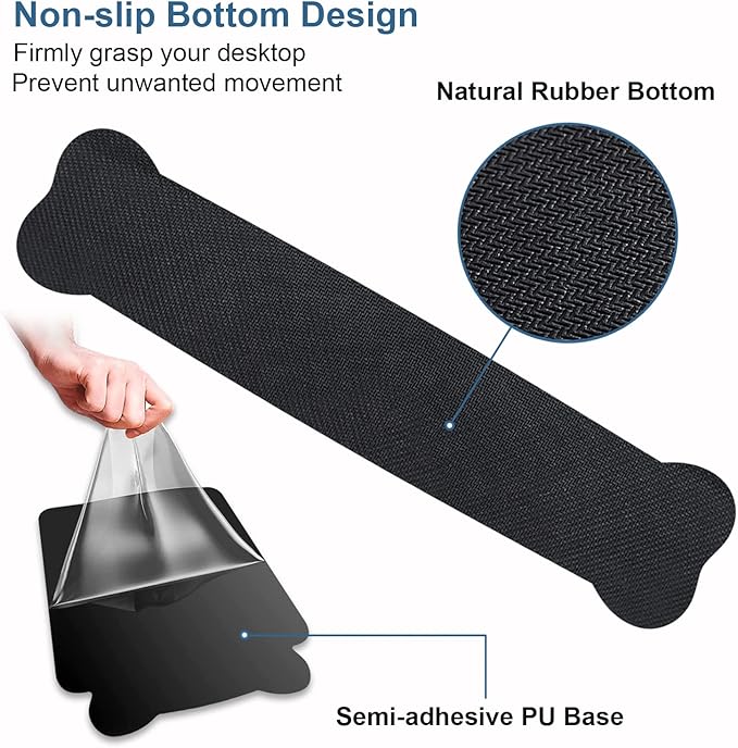 Keyboard Wrist Rest + Mouse Pad Wrist Support Set with Coasters, Non-Slip PU Base Ergonomic Mousepad for Home Office Working Studying Easy Typing & Pain Relief, Bible Verse Phil 4:13