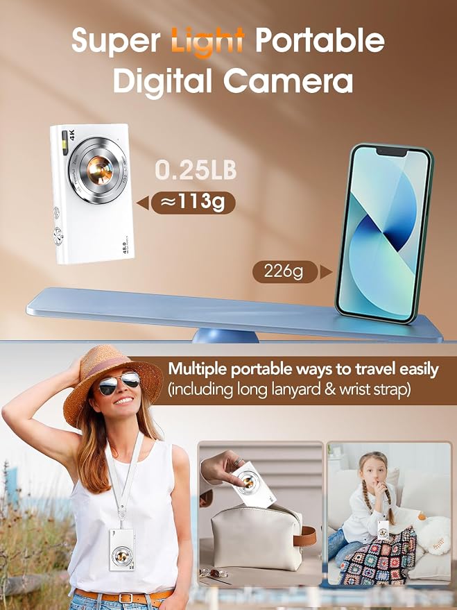 Digital Camera, Autofocus 4K Vlogging Camera - Image 5