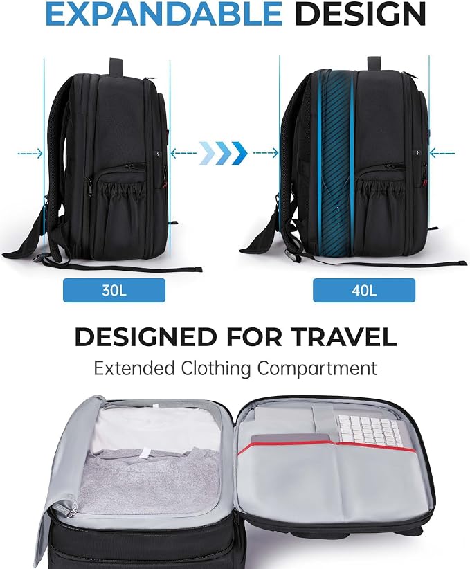 BAGSMART Camera Bag for DSLR, Waterproof Camera Backpacks for Photographers - Image 2