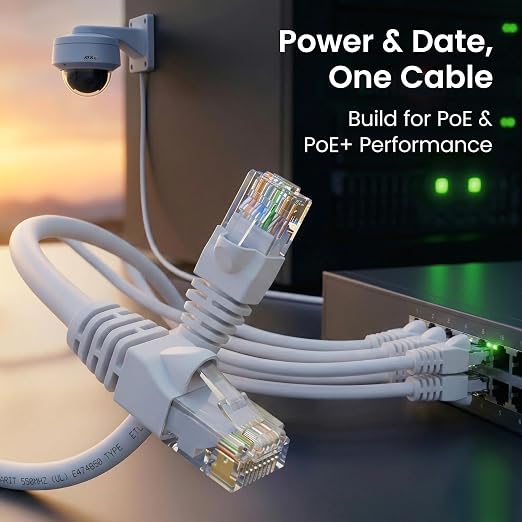 GEARit Cat 6 Ethernet Patch Cable 14 ft White Cat6 Patch Cables 14ft - Image 7