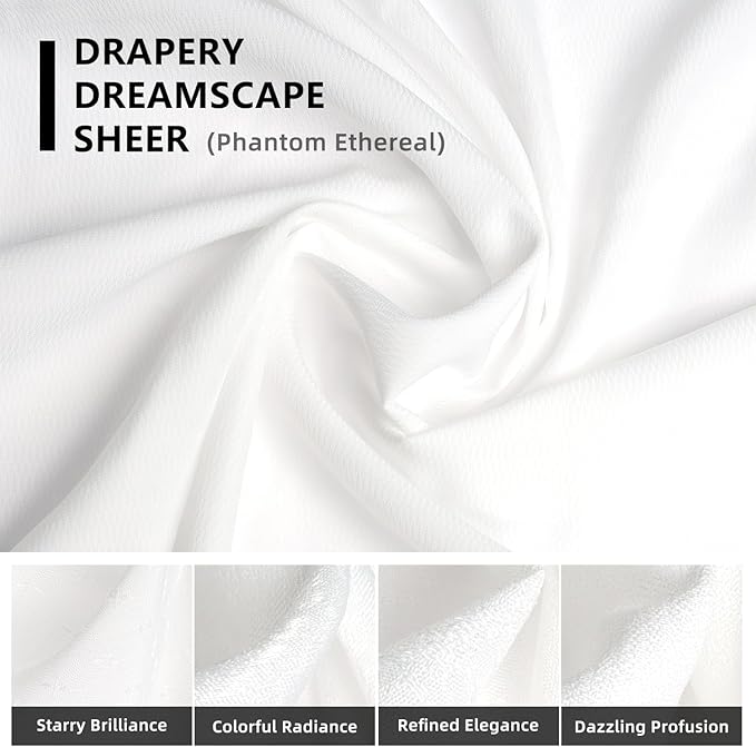 SmartWings Drapery Fabric Samples, for Custom Curtain Fabric Selection, Various Styles for Indoor Room, Multi Color