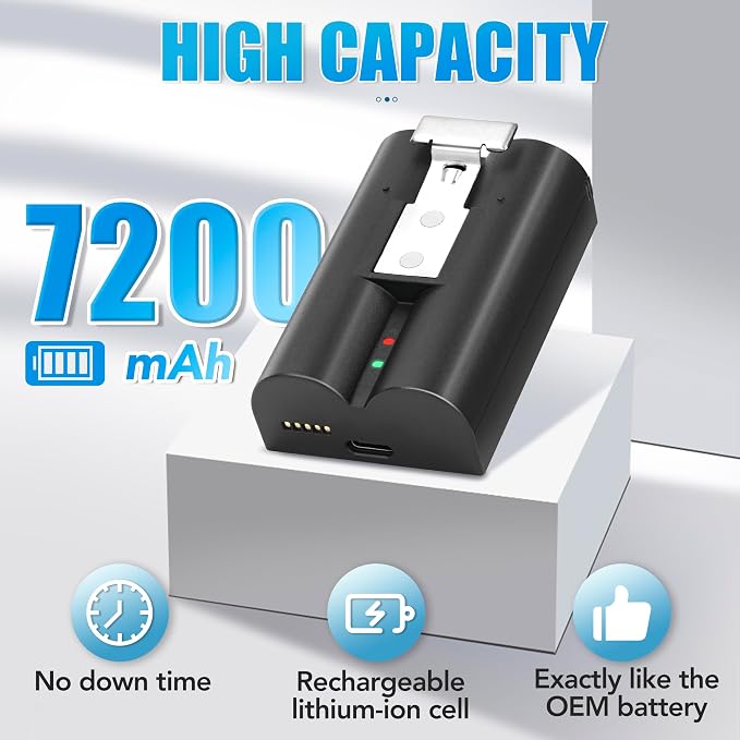 2-Pack 7200mAh Replacement Battery Pack - Image 2