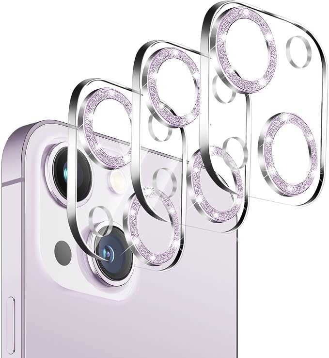 【3 Pack】Dengduoduo Tempered Glass Camera Lens Protector by Dengduoduo