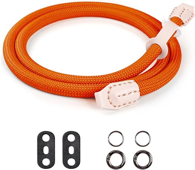 VOVMOEYA Nylon Braided Camera Rope Strap, Camera Neck Shoulder Strap - Image 2