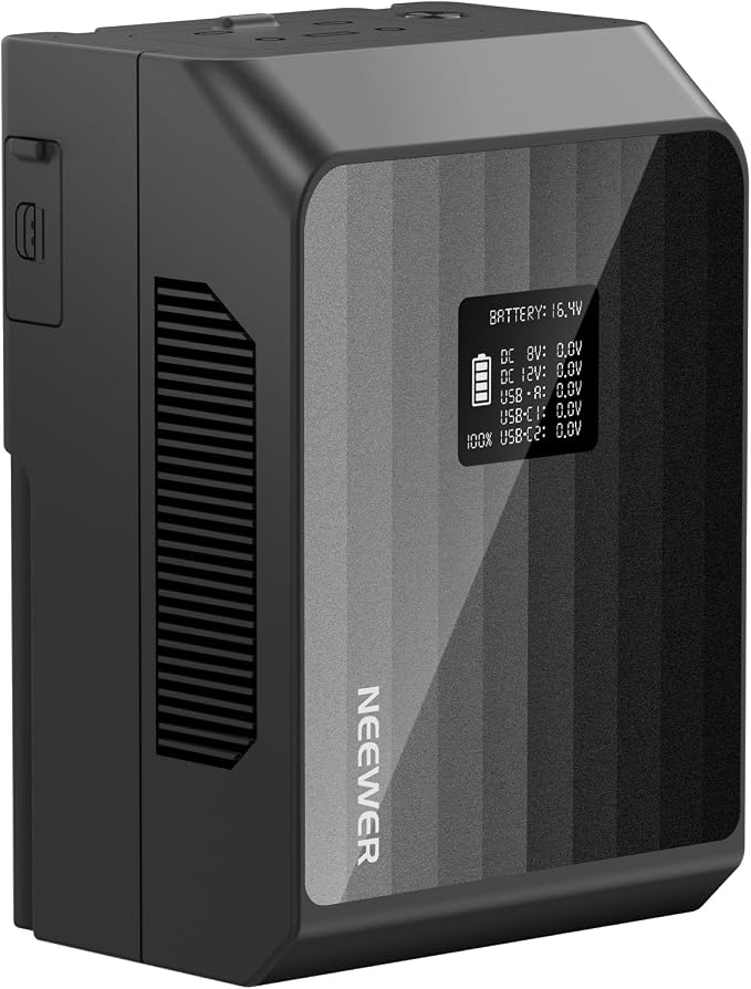 NEEWER Mini V Mount Battery PS099EP, 6800mAh 99Wh V Lock Battery by Neewer