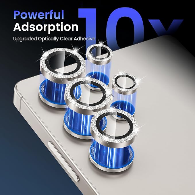 Tensea (3+2PCS Compatible with Samsung Galaxy S25 Ultra Camera Lens Protector - Image 4