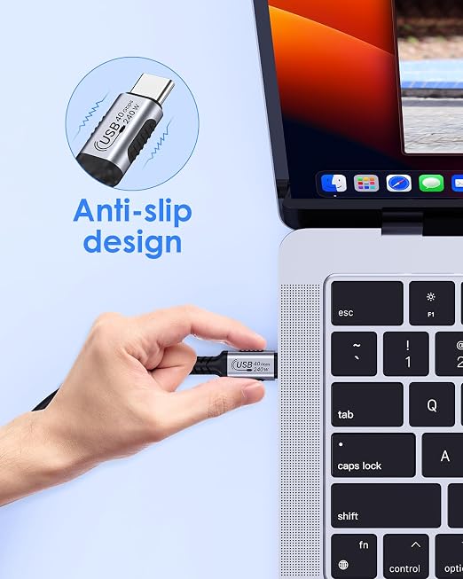 LENTION 1FT USB 4.0 Cable for Thunderbolt 4 240W Fast Charging USB C to USB C - Image 8