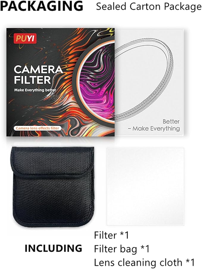 Camera Vortex Effect Filter, 67MM Prism Film Special Effects Glass Lens - Image 7
