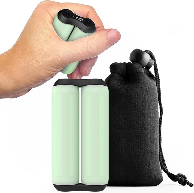 ONO Roller - Handheld Fidget Toy for Adults | Help Relieve Stress, Anxiety, Tension | Promotes Focus, Clarity | Compact, Portable Design (GITD, Junior Size - ABS Plastic)
