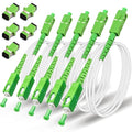 SC/APC to SC/APC Fiber Optic Internet Cable, Armored Single Mode Patch Cable by Bangun