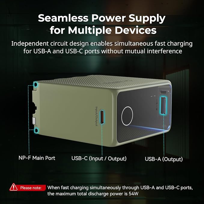 SMALLRIG 10500mAh Replacement USB-C Battery - Image 7