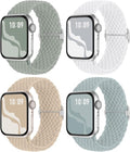 4 Pack Braided Stretchy Bands Compatible by Suitisbest