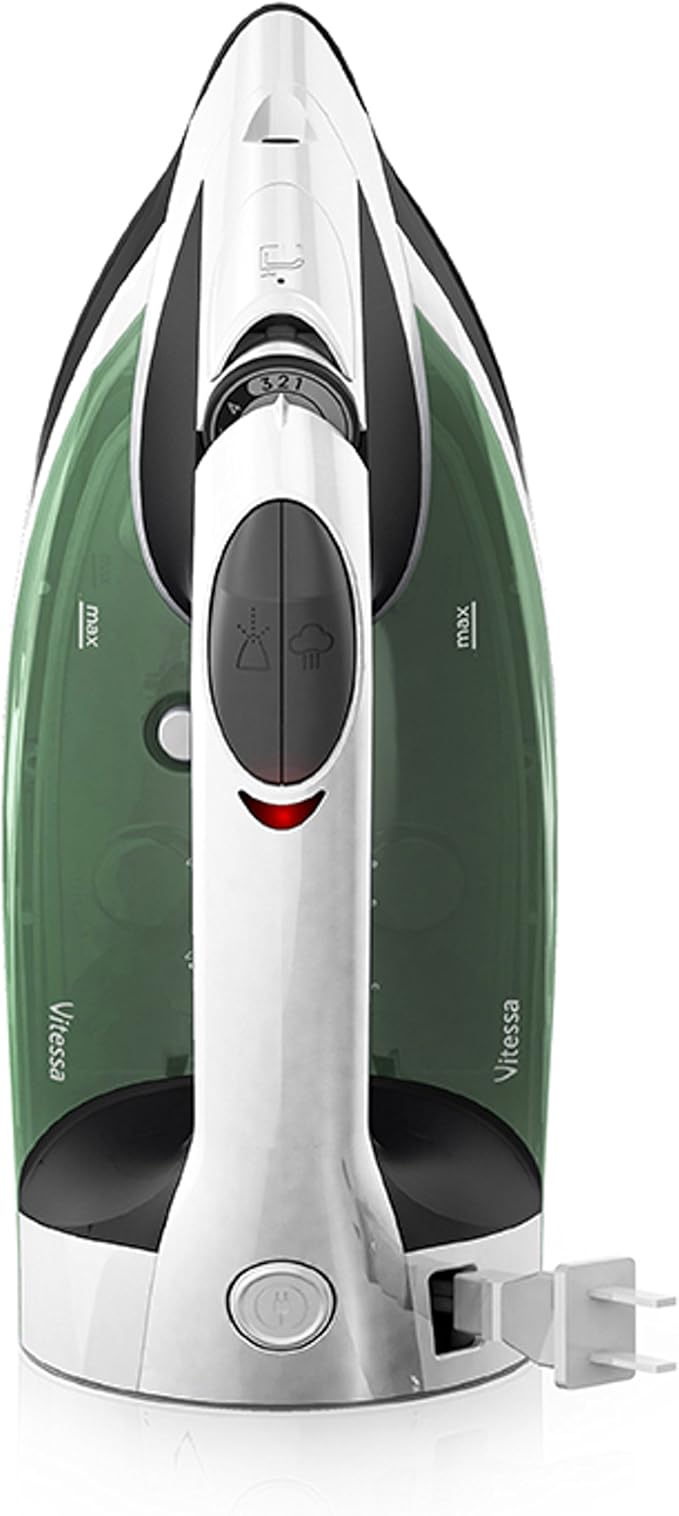BLACK+DECKER Vitessa Advanced Steam Iron, ICR2020, Even Steam Nonstick Soleplate, Auto Shutoff, Tangle-Free Retractabel Cord, Green