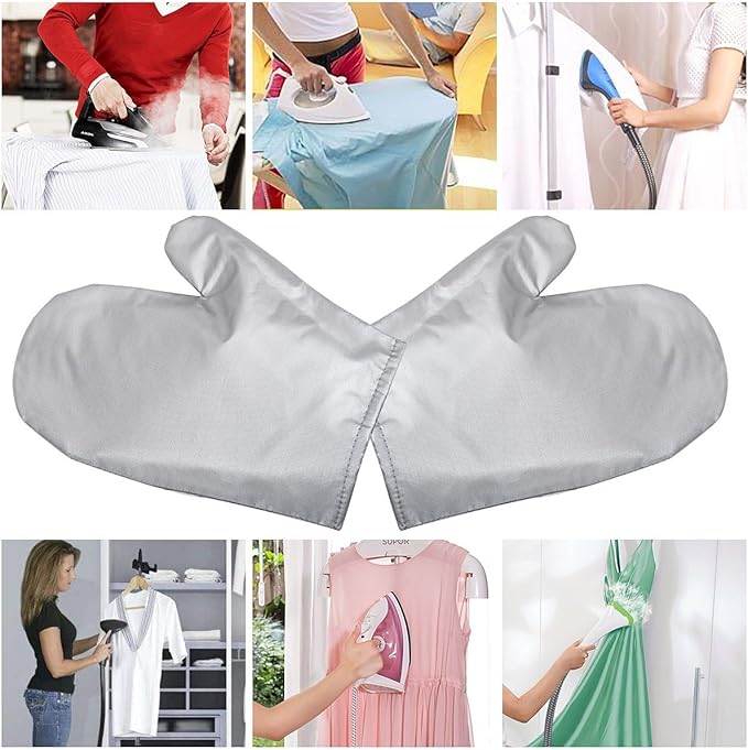 Tingtio Garment Steamer Ironing Gloves Mitt Anti Steam Gloves Durable Heat Resistant Waterproof Protective Ironing Glove for Steaming Clothes