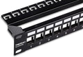 TRENDnet 24-Port Blank Keystone Shielded 1U Patch Panel, 1U 19" Rackmount by TRENDnet