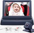 Baby Car Mirror with 4.3'' HD Night Vision Function Display, Safety Car Seat by Shynerk+Baby