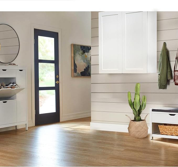 Wall Kitchen Cabinets, White Shaker Cabinet, Wall Mounted, RTA Upper Cabinet, Modern for Kitchen and Bathroom with Door (White, 36" W x 36" H x 12" D)