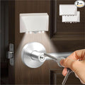 RADIXIUM White 2 Pack Motion Sensor Keyhole Light - Automatic on/Off Infrared LED, Suitable for Front Doors, corridors, Stairs in The Dark | 3-Way Installation（Magnetic Suction、Adhesive and Screw）