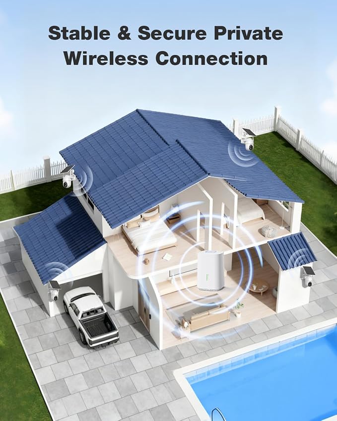 SEHMUA-4MP Security Cameras Wireless Outdoor, No Subscription Required - Image 2