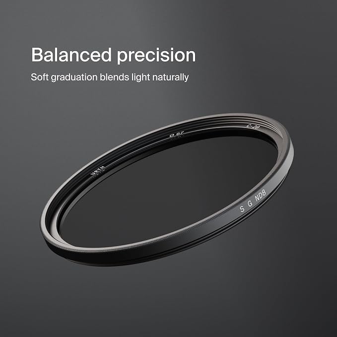Urth 46mm Soft Graduated ND8 Lens Filter — 3-Stop, HD Optical Glass 20-Layer - Image 2