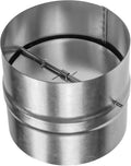 Draft Blocker 5'' Inch - Backdraft Damper - Draft Stopper - Backflow Preventer - Inline Fan Vent Deflector - One-Way Airflow Ducting - Dryer Duct Connector with Backdraught Flap