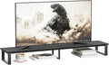 aboxoo 59" Large TV Riser Stand for 32-75 Inch TV, TV Shelf with Steel Legs, Tabletop TV Riser for Home Living Room, Study Office (Black)