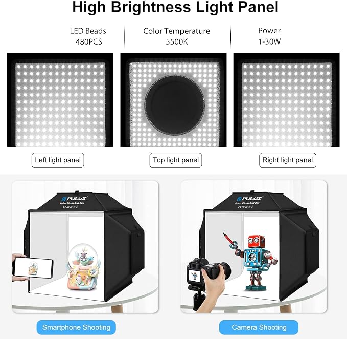 Light Box, PULUZ 16"x16" Studio Light Box - Image 4