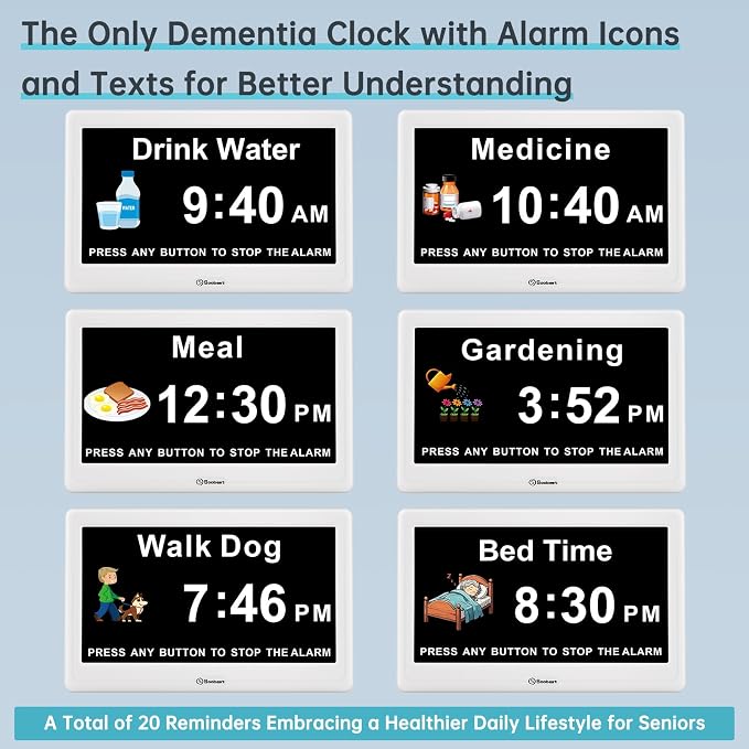 Soobest 12” Dementia Digital Clock - Image 3