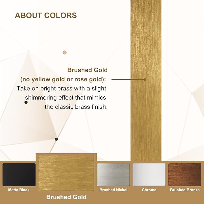 ANDY STAR Gold Bathroom Mirrors for Over Sink, 24x32 Inch Brushed Gold Wall Mirror, Rectangular Metal Framed Vanity Mirror -Modern Clean Design with Superior Stainless Steel Frame