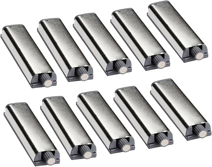Push to Open Door Catches for Kitchen Cabinet Cupboard Wardrobe Automatic Spring Flap Touch Latch for Screw Fixing Pack of 10