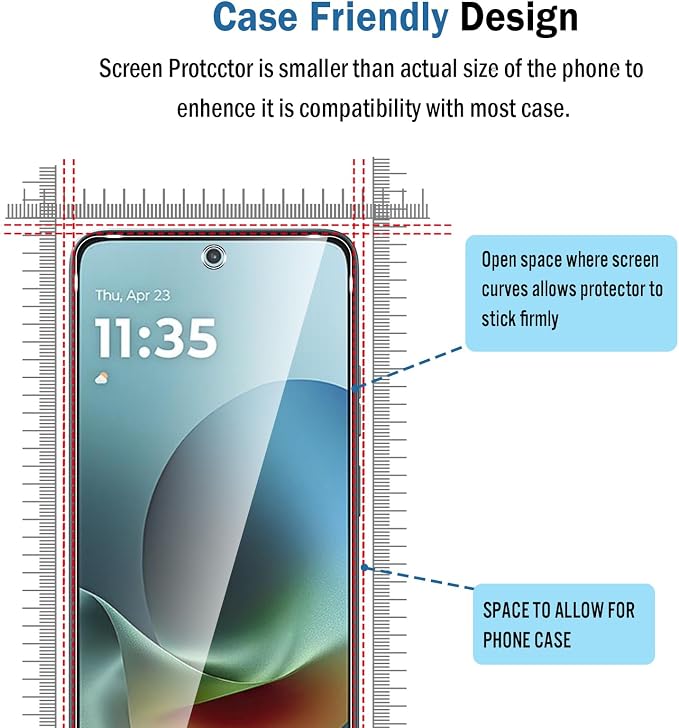 2+2 Pack for Moto G Play 2026 Screen Protector - Image 5