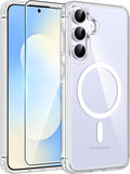 FNTCASE for Samsung Galaxy S25 FE Case: Anti Yellowing Transparent Clear by FNTCASE