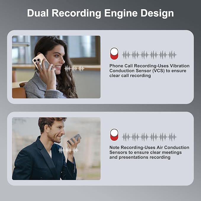 AI Voice Recorder,64GB Note Voice Recorder with Transcribe,Mind Mapping & AI Summary,Digital Voice Recorder with App,Audio Recorder for Lectures,Phone Calls,Meetings,Interviews Etc,Grey