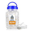 Cable Matters 200-Pack CAT6 RJ45 Modular Plugs, 50µ Gold Plated, by CableMatters