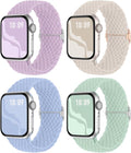 4 Pack Braided Stretchy Bands Compatible by Suitisbest