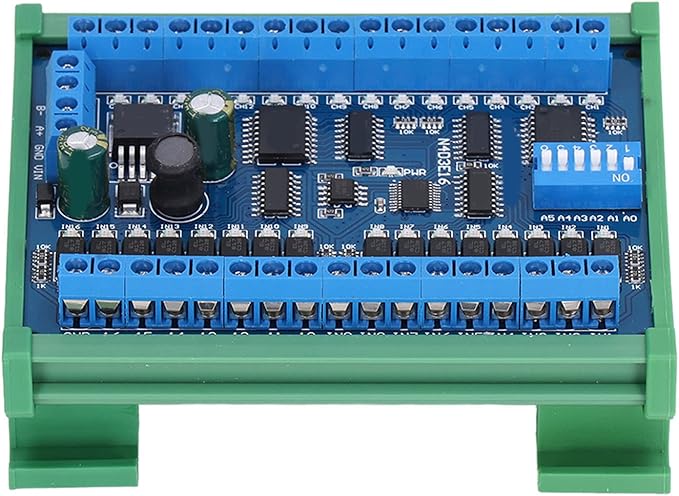16 Input 16 Output Expansion Board RS485 16 Channel Remote Control Switch Module DC 6.5‑30V for PLC IO Smart Home Automation