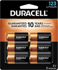 Duracell CR123A 3V Lithium Battery, 3 Volt High Power by Duracell