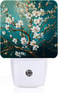 FSHVQKD Blossoming Almond Tree Night Light,Plug-in Nightlights Auto Sensor Night Lamp Dusk to Dawn Lamp Home Decor for Nursery Children Girls Boys