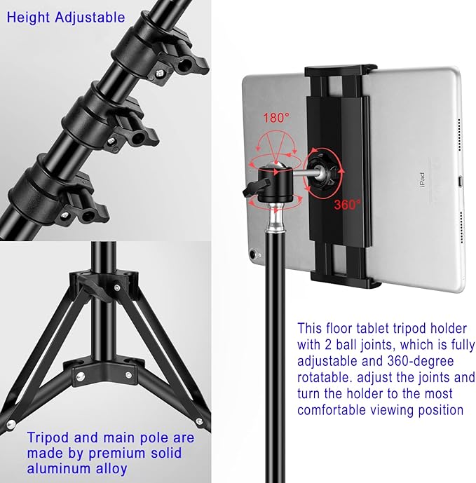 SAMHOUSING Ipad Tripod Stand, - Image 6