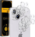 for 6 Pack iPhone 15 / iPhone 15 Plus Camera Lens Protector 9H Tempered Glass by Beuxece