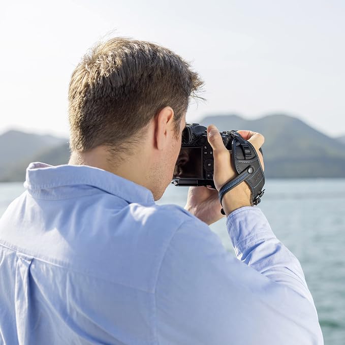 JJC Deluxe Microfiber Camera Hand Strap, Secure Padded Camera Holder Wrist Strap - Image 9