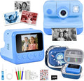 Kids Instant Print Camera, 30MP 1080P HD Digital Camera by Elecoutek