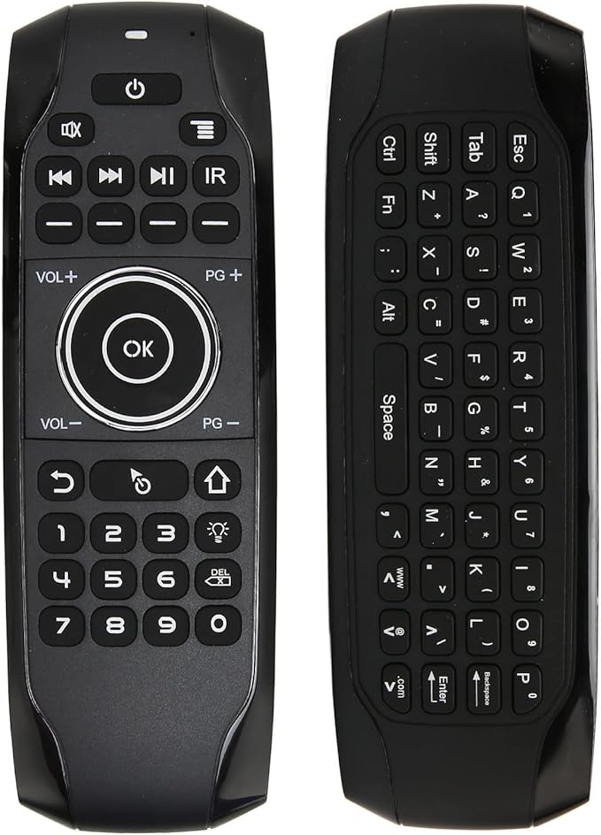 Jectse Voice Remote Control Replacement, Air Remote with 3 Speed Levels Adjustment and LED Indicator for TV Box Computer Smart Television (G7 Version Without Receiver)